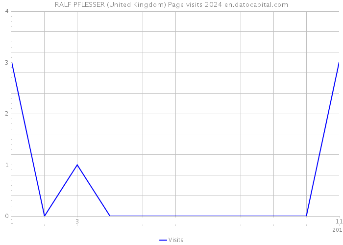RALF PFLESSER (United Kingdom) Page visits 2024 