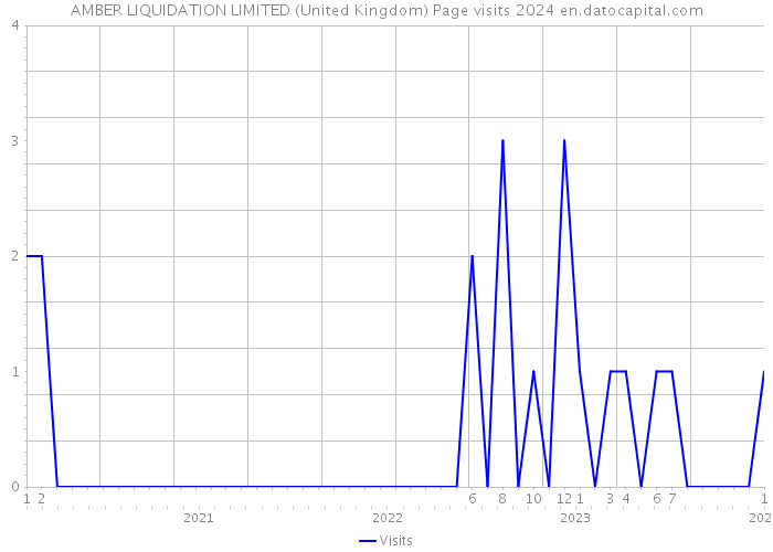 AMBER LIQUIDATION LIMITED (United Kingdom) Page visits 2024 