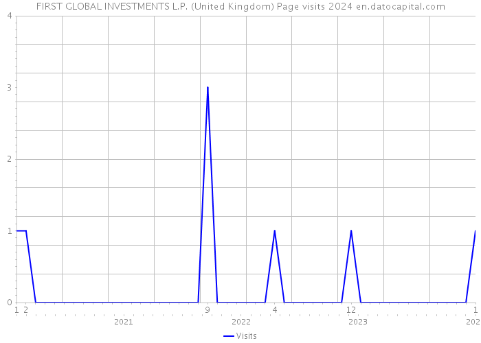FIRST GLOBAL INVESTMENTS L.P. (United Kingdom) Page visits 2024 