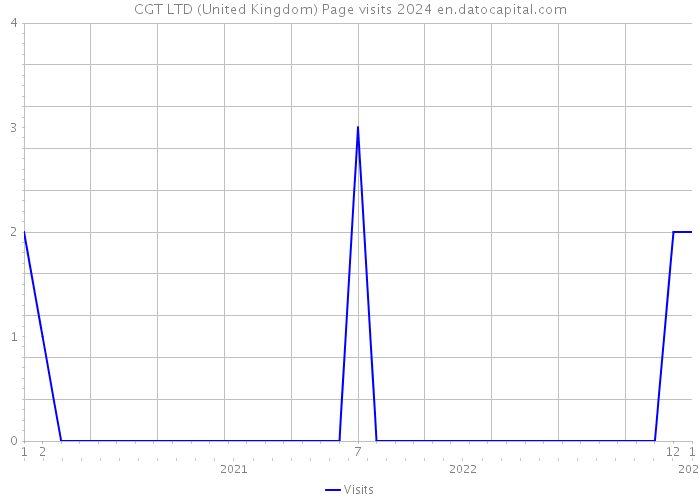 CGT LTD (United Kingdom) Page visits 2024 