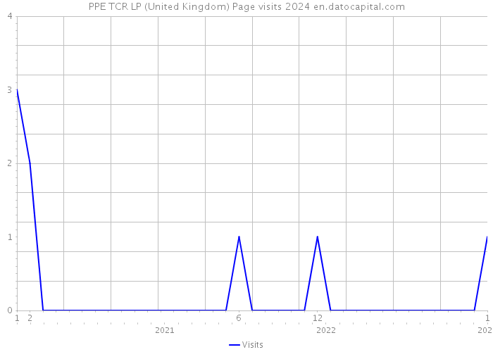 PPE TCR LP (United Kingdom) Page visits 2024 