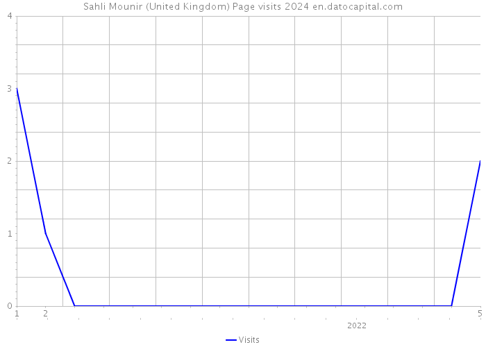 Sahli Mounir (United Kingdom) Page visits 2024 