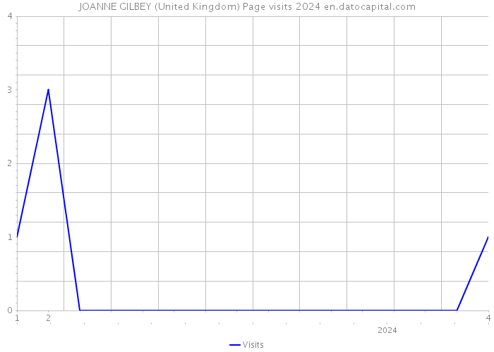 JOANNE GILBEY (United Kingdom) Page visits 2024 