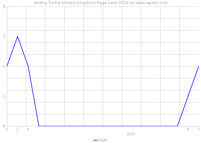 Andrej Turba (United Kingdom) Page visits 2024 
