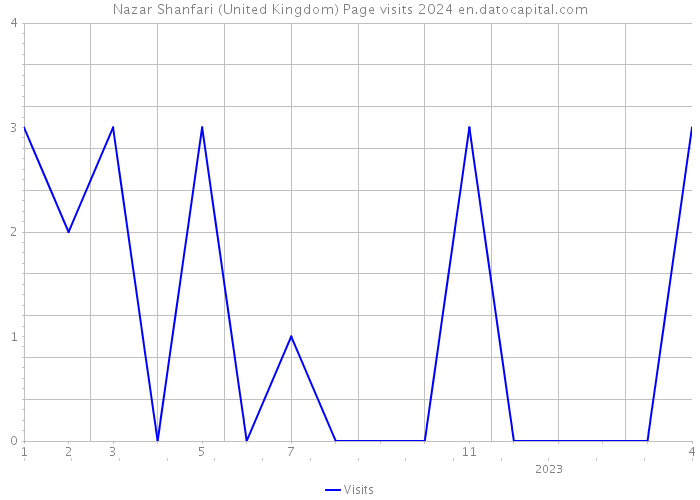 Nazar Shanfari (United Kingdom) Page visits 2024 