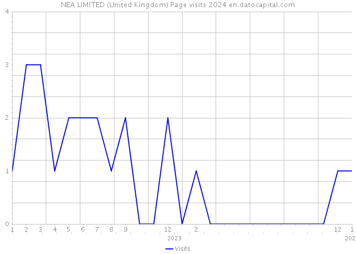NEA LIMITED (United Kingdom) Page visits 2024 