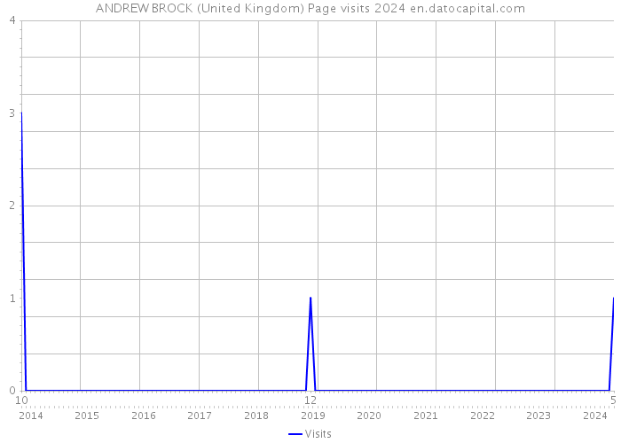 ANDREW BROCK (United Kingdom) Page visits 2024 