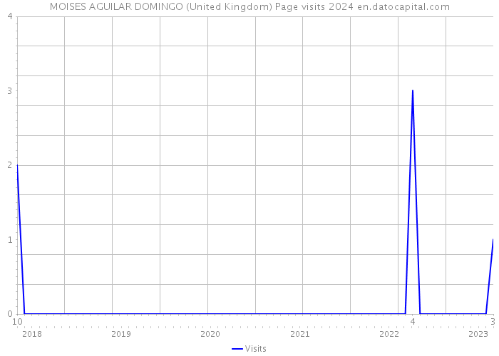 MOISES AGUILAR DOMINGO (United Kingdom) Page visits 2024 