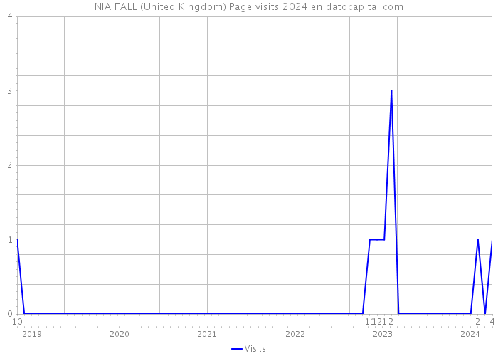 NIA FALL (United Kingdom) Page visits 2024 