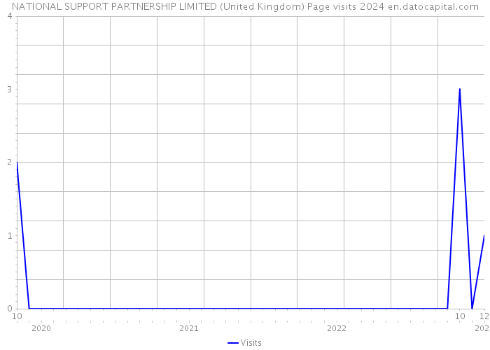 NATIONAL SUPPORT PARTNERSHIP LIMITED (United Kingdom) Page visits 2024 