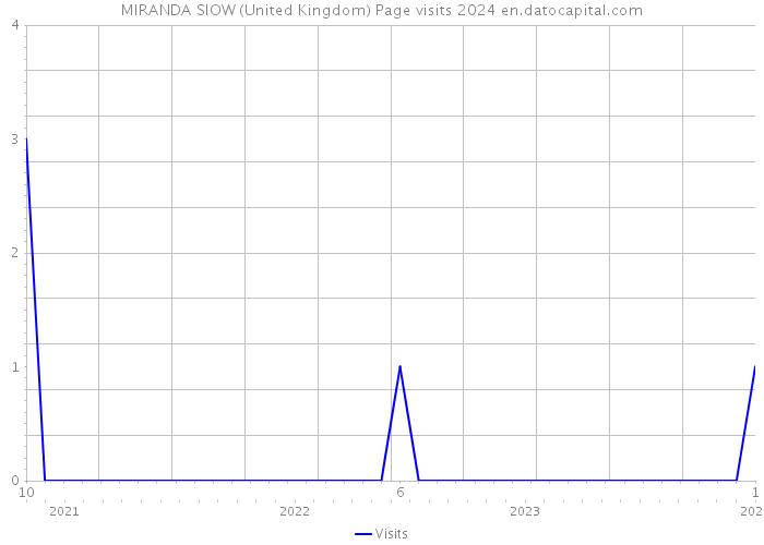 MIRANDA SIOW (United Kingdom) Page visits 2024 