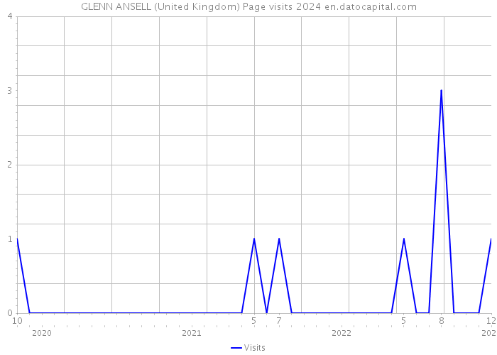 GLENN ANSELL (United Kingdom) Page visits 2024 
