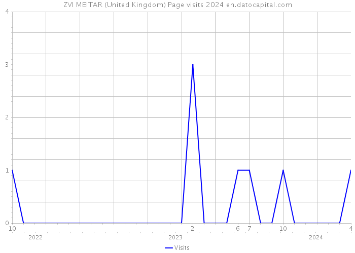 ZVI MEITAR (United Kingdom) Page visits 2024 