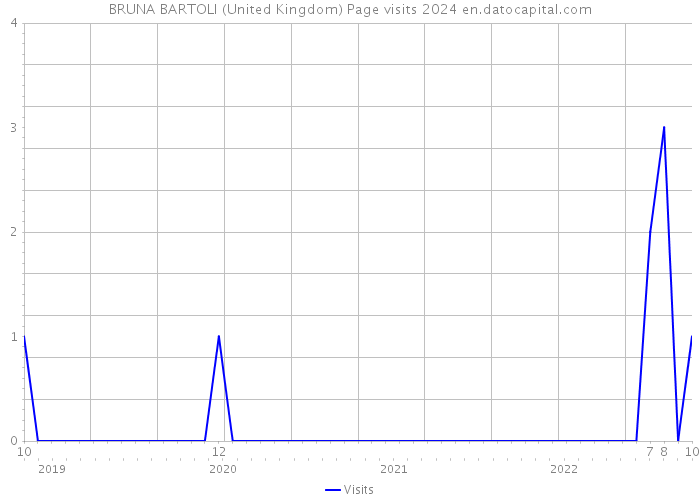 BRUNA BARTOLI (United Kingdom) Page visits 2024 