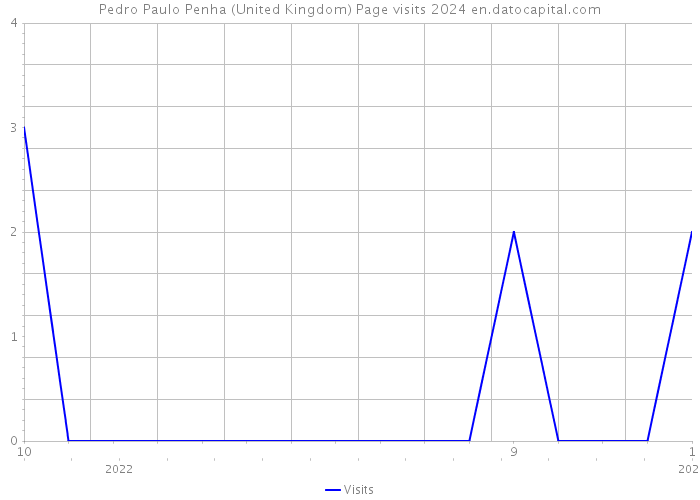 Pedro Paulo Penha (United Kingdom) Page visits 2024 