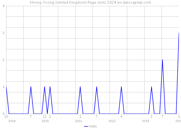 Khong Yoong (United Kingdom) Page visits 2024 