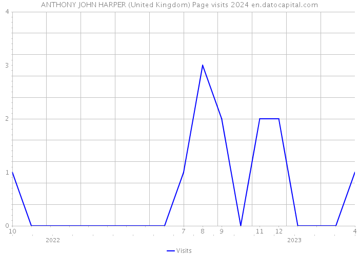 ANTHONY JOHN HARPER (United Kingdom) Page visits 2024 