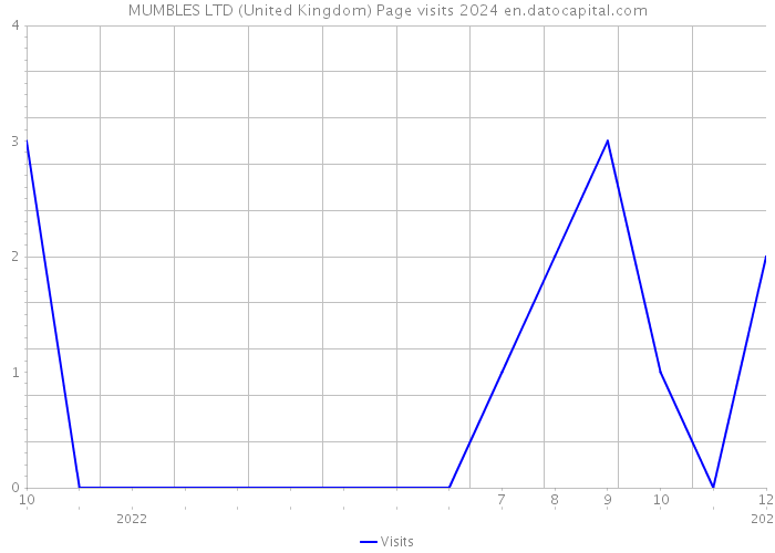 MUMBLES LTD (United Kingdom) Page visits 2024 