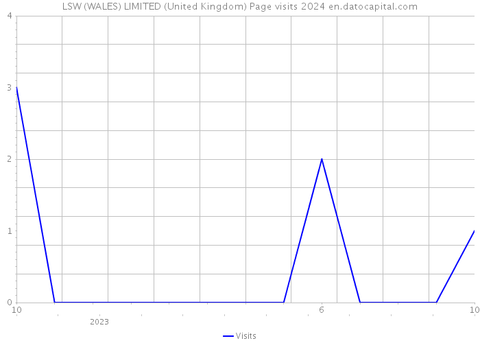 LSW (WALES) LIMITED (United Kingdom) Page visits 2024 