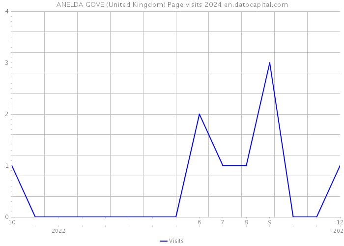 ANELDA GOVE (United Kingdom) Page visits 2024 