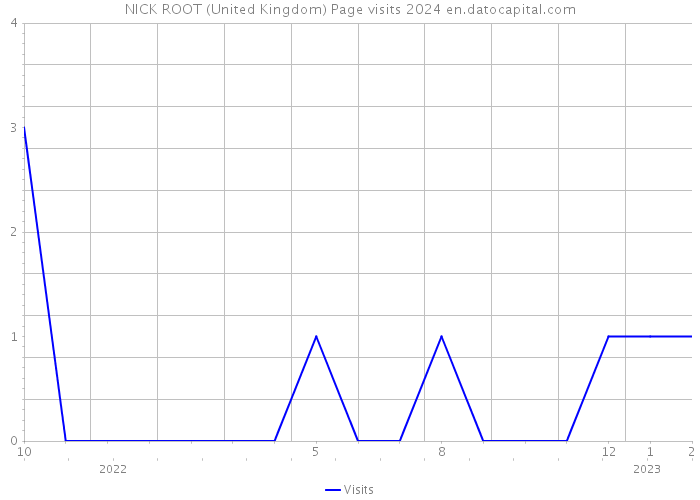 NICK ROOT (United Kingdom) Page visits 2024 