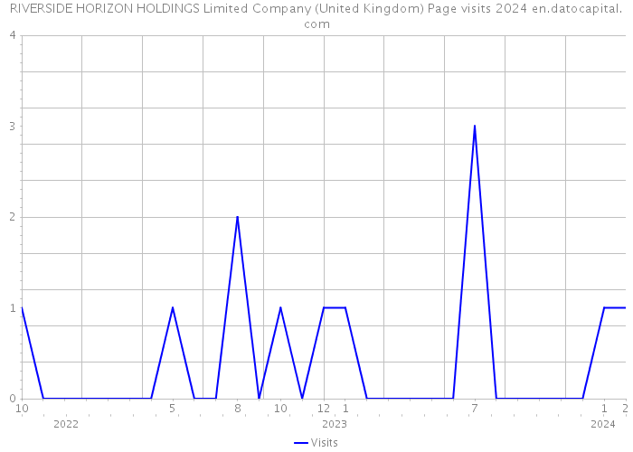 RIVERSIDE HORIZON HOLDINGS Limited Company (United Kingdom) Page visits 2024 