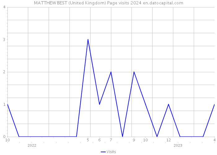 MATTHEW BEST (United Kingdom) Page visits 2024 