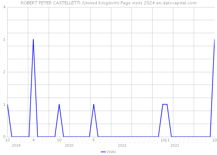 ROBERT PETER CASTELLETTI (United Kingdom) Page visits 2024 
