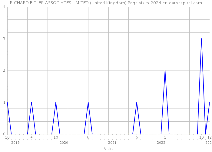 RICHARD FIDLER ASSOCIATES LIMITED (United Kingdom) Page visits 2024 