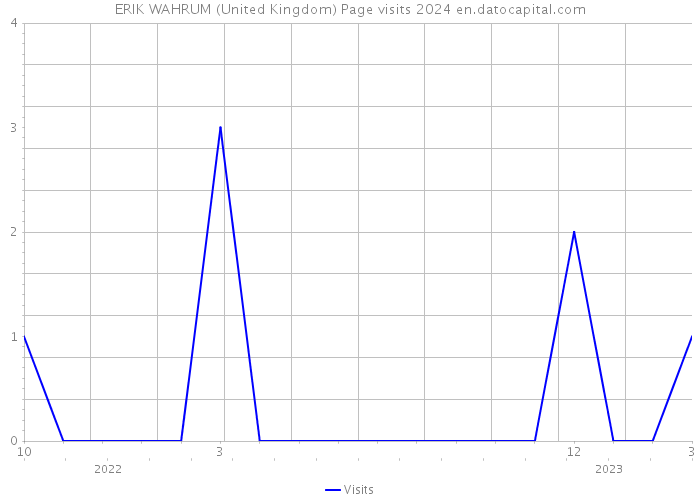 ERIK WAHRUM (United Kingdom) Page visits 2024 