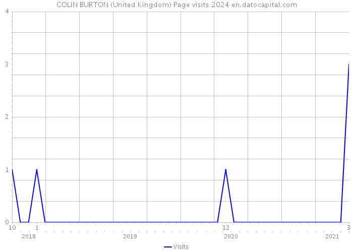 COLIN BURTON (United Kingdom) Page visits 2024 