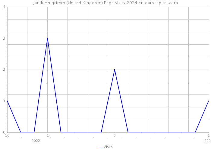 Janik Ahlgrimm (United Kingdom) Page visits 2024 