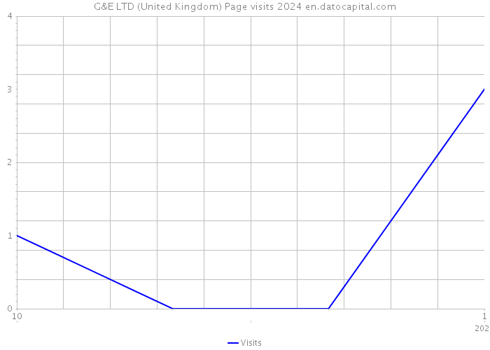 G&E LTD (United Kingdom) Page visits 2024 