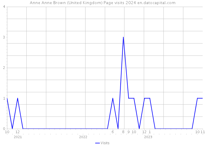 Anne Anne Brown (United Kingdom) Page visits 2024 