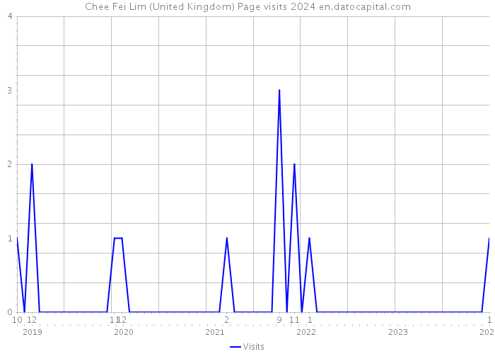 Chee Fei Lim (United Kingdom) Page visits 2024 