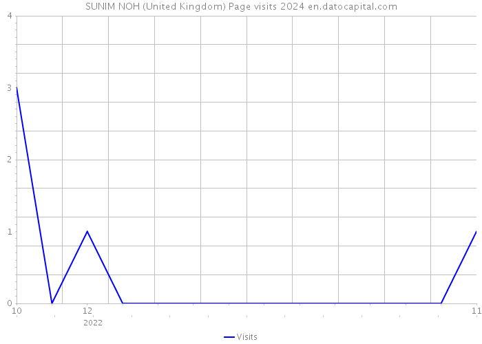 SUNIM NOH (United Kingdom) Page visits 2024 