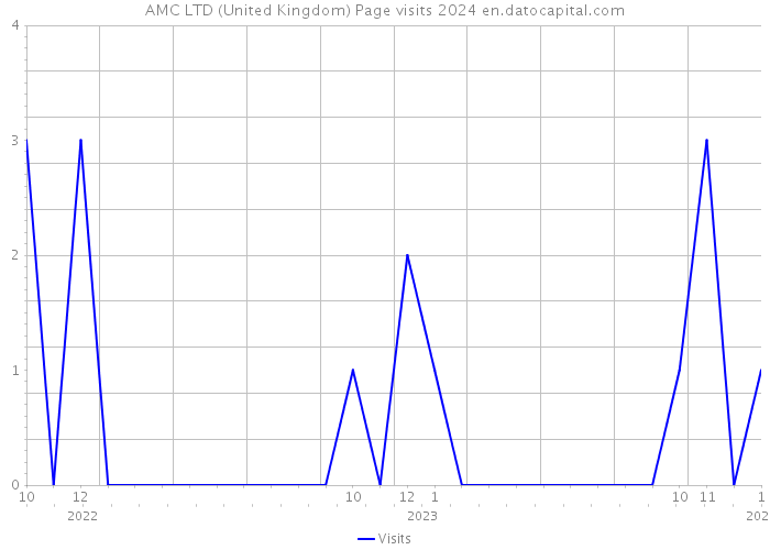 AMC LTD (United Kingdom) Page visits 2024 