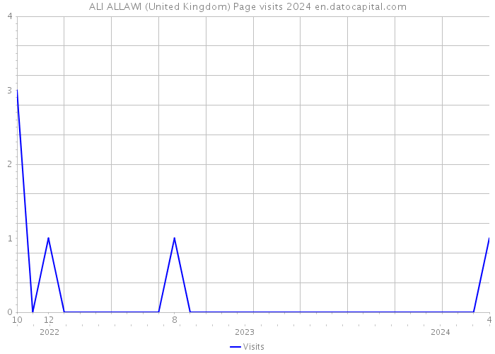 ALI ALLAWI (United Kingdom) Page visits 2024 