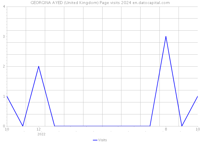 GEORGINA AYED (United Kingdom) Page visits 2024 