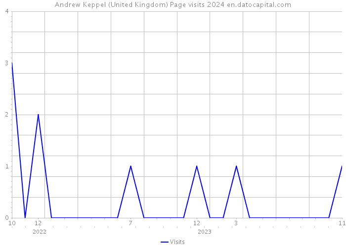 Andrew Keppel (United Kingdom) Page visits 2024 