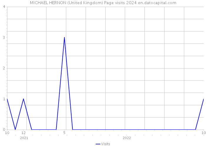 MICHAEL HERNON (United Kingdom) Page visits 2024 