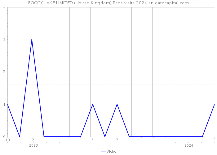 FOGGY LAKE LIMITED (United Kingdom) Page visits 2024 