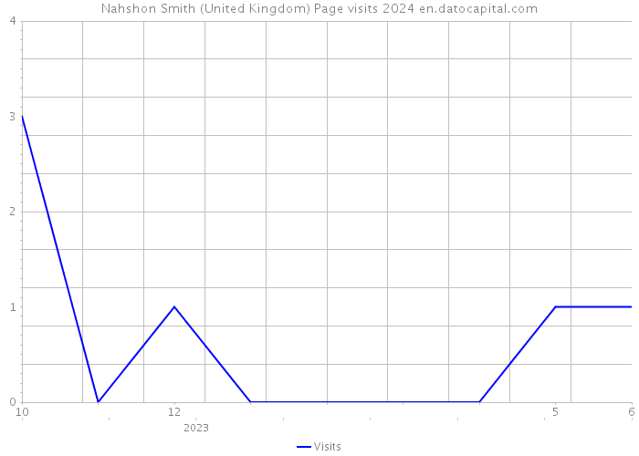 Nahshon Smith (United Kingdom) Page visits 2024 