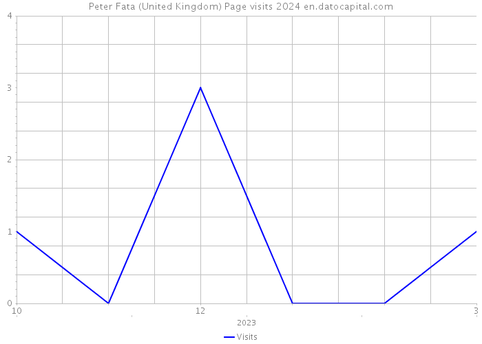 Peter Fata (United Kingdom) Page visits 2024 