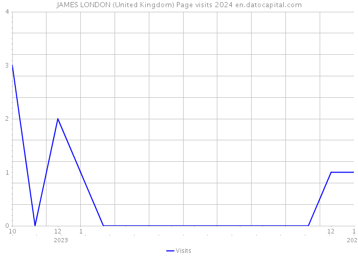JAMES LONDON (United Kingdom) Page visits 2024 
