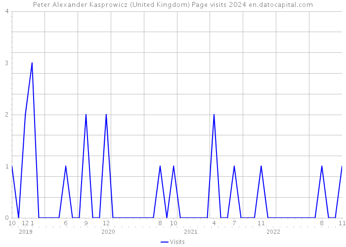 Peter Alexander Kasprowicz (United Kingdom) Page visits 2024 