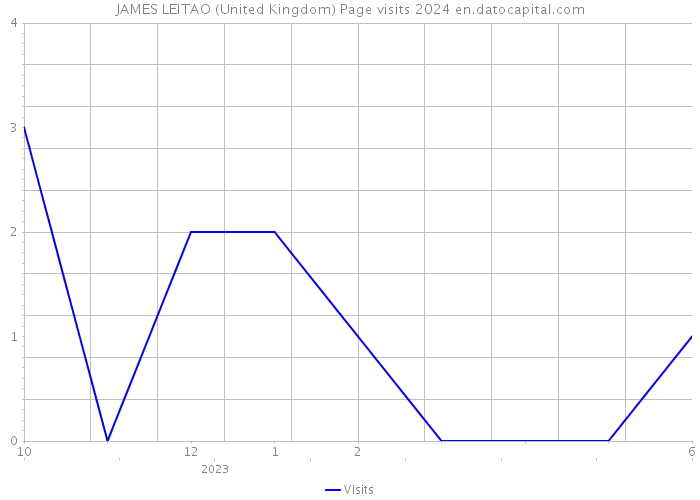 JAMES LEITAO (United Kingdom) Page visits 2024 