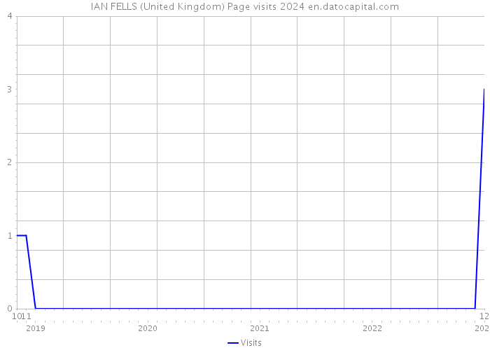 IAN FELLS (United Kingdom) Page visits 2024 