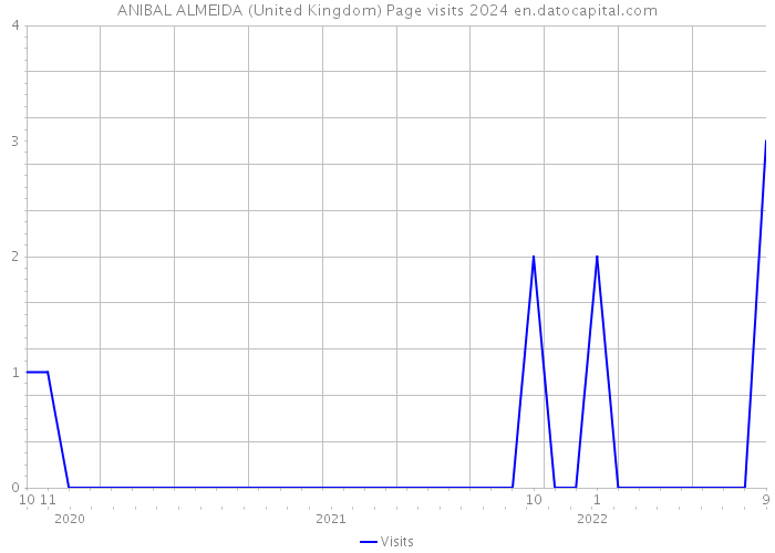 ANIBAL ALMEIDA (United Kingdom) Page visits 2024 