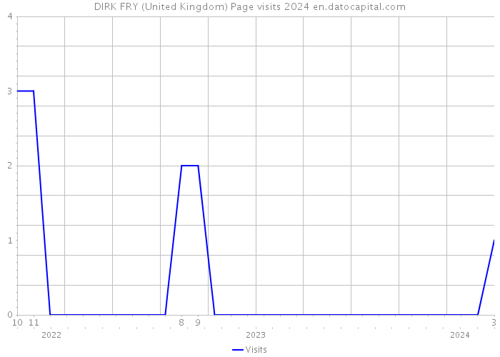 DIRK FRY (United Kingdom) Page visits 2024 